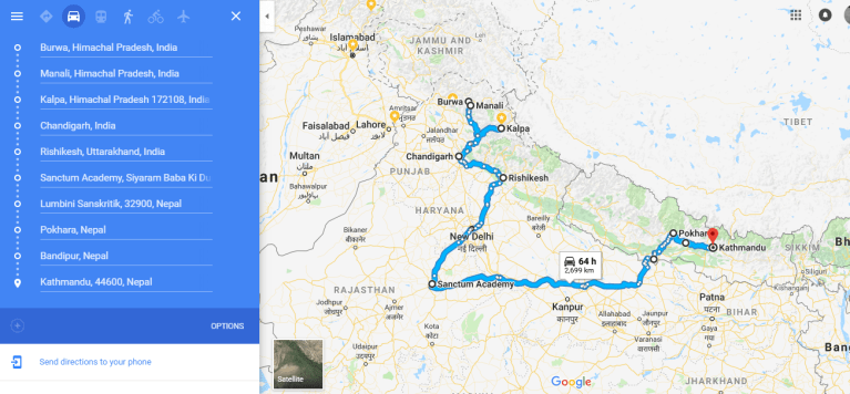 ruta burwa katmandú